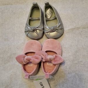 Two pair baby shoes